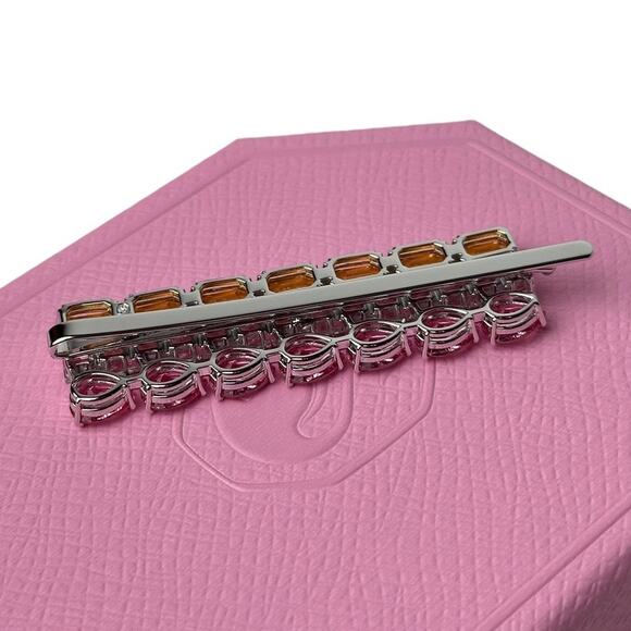 Swarovski Hair clip Mixed cuts, Rectangular shape, Multicolored Hair Accessories main image 6